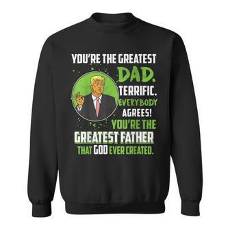 Donald Trump Fathers Christmas Gift For Christian Maga Dad Sweatshirt | Mazezy