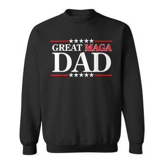 Donald Trump Jr Fathers Day Great Maga Dad Sweatshirt | Mazezy