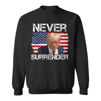 Donald Trump Shot Never Surrender 20024 Sweatshirt | Mazezy