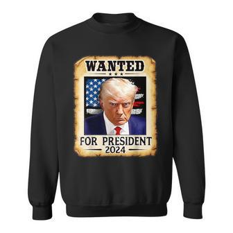 Donald Trump Shot Wanted For US President 2024 Sweatshirt | Mazezy UK