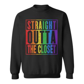 Dont Hide Your Gay Les Bi Tran - Come Outta The Closet Lgbt Sweatshirt | Mazezy