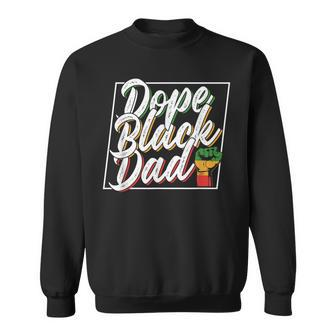 Dope Black Dad Africa Junenth 1865 American Father Daddy Sweatshirt | Mazezy AU