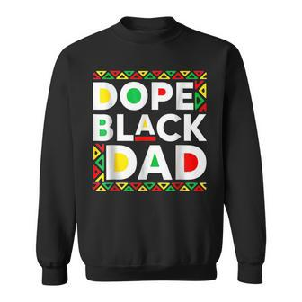 Dope Black Dad Junenth Melanin African Black History Sweatshirt - Seseable