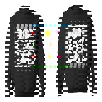 Dope Black Family Junenth 1865 Funny Dope Black Dad Sweatshirt | Mazezy