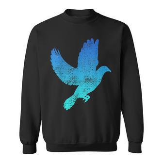 Dove Bird Flying Pigeon Vintage Sweatshirt | Mazezy
