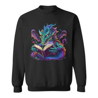 Dragon Reading Book Sweatshirt | Seseable CA