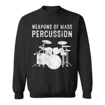 Drums Drummer Drumming Drumset Vintage Sweatshirt | Mazezy