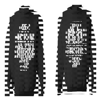 Due To Inflation This Is My Ugly Sweater For Christmas Sweatshirt - Monsterry