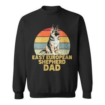 East European Shepherd Dog Dad Retro Dogs Lover & Owner Sweatshirt | Mazezy