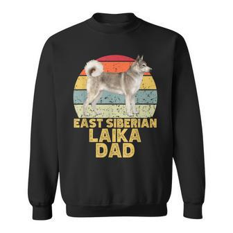 East Siberian Laika Dog Dad Retro My Dogs Are My Cardio Sweatshirt | Mazezy