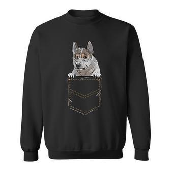 East-Siberian Laika Puppy For A Dog Owner Pet Pocket Sweatshirt | Mazezy CA