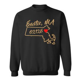 Eastie East Boston Ma Print Sweatshirt | Mazezy