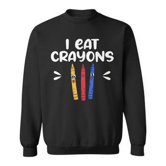 I Eat Crayons Sweatshirt | Mazezy