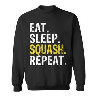 Eat Sleep Squash Repeat Sweatshirt | Mazezy