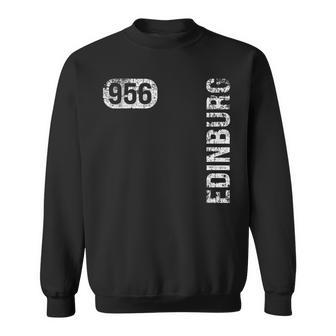 Edinburg Texas 956 Area Code Vintage Retro Sweatshirt | Mazezy