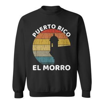 El Morro San Juan Puerto Rico Retro Vintage Sweatshirt | Mazezy