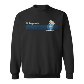 El Segundo Ca Vintage 80S Palm Trees Sunset Sweatshirt | Mazezy