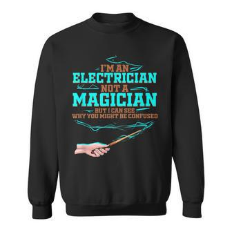 Electrician For Electrical Magician Electricity Sweatshirt | Mazezy