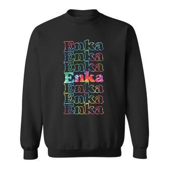 Enka Music Tie Dye Sweatshirt | Mazezy