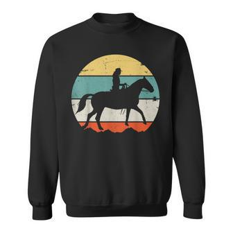 Equestrain Western Riding Country Cowgirl Horse Lover Gift Sweatshirt | Mazezy
