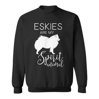 Eskie American Eskimo Dog Spirit Animal J000267 Sweatshirt | Mazezy