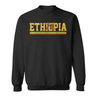Ethiopia - Lion Of Judah Flag Rastafari African Rasta Gift Sweatshirt | Mazezy