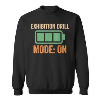 Exhibition Drill Mode On Battery Sweatshirt | Mazezy