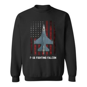F-16 Fighting Falcon - F 16 Plane F-16 Falcon Sweatshirt | Mazezy