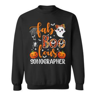 Faboolous Sonographer Sonography Ultrasound Technician Sweatshirt - Monsterry