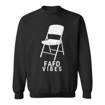 Fafo Vibes Montgomery 2023 Trending Find Out White Chair Sweatshirt | Mazezy
