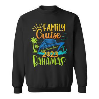 Family Cruise 2023 Bahamas Cruising Together Squad Matching Sweatshirt | Mazezy