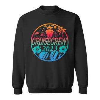 Family Cruise Crew 2023 Family Matching Group Squad Quote Sweatshirt - Seseable