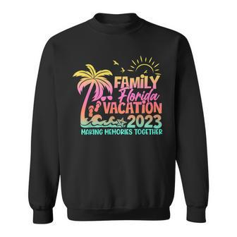 Family Florida Vacation 2023 Summer Vacation Matching Group Sweatshirt - Seseable
