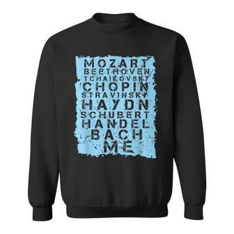 Famous Classical Music Composer Musician Mozart Sweatshirt | Mazezy CA