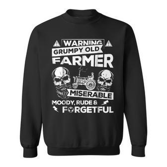 Farmer Grumpy Old Grandpa Farmer Gift Gift For Mens Sweatshirt | Mazezy