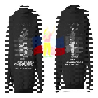 Father And Son Junenth Black History African American Dad Sweatshirt | Mazezy