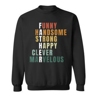 Father Definition Best Dad Fathers Day Sweatshirt - Seseable