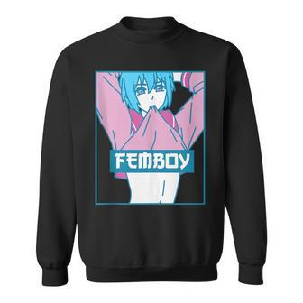 Femboy Aesthetic Pastel Yaoi Anime Boy Crossdressing Sweatshirt | Mazezy