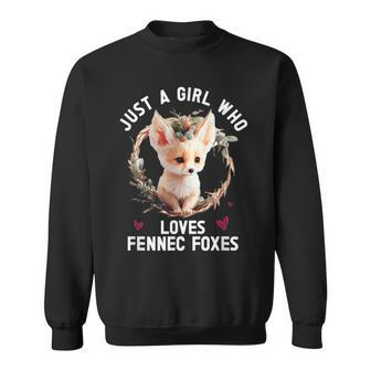 Fennec Fox Cute Fennic Foxes Fenec Animal Fox Lover Sweatshirt - Monsterry DE