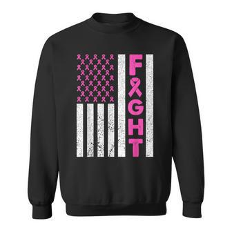 Fight Breast Cancer Breast Cancer Awareness Items Breast Cancer Awareness Funny Gifts Sweatshirt | Mazezy