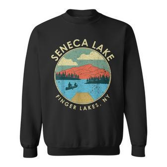 Finger Lakes Ny New York Seneca Lake Sweatshirt | Mazezy