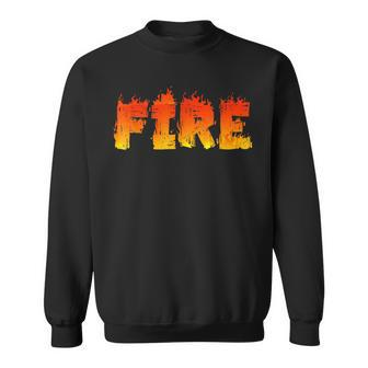 Fire Halloween Costume Fire And Ice Matching Couples Sweatshirt - Monsterry AU