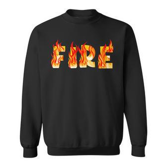 Fire And Ice Diy Last Minute Halloween Party Costume Couples Sweatshirt - Monsterry UK