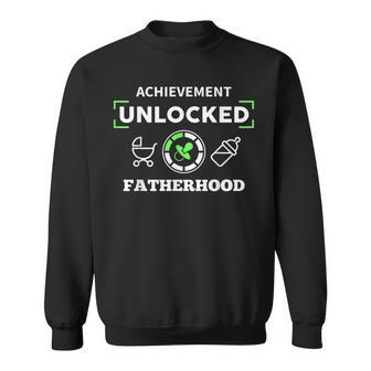 First Fathers Day Gift First Time Dad Dad To Be Father Sweatshirt | Mazezy