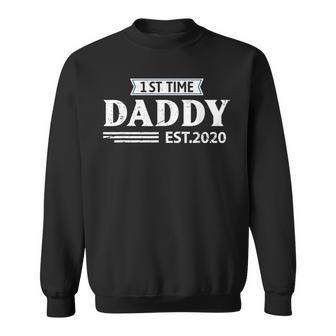 First Time Dad Est 2020 Best Husband To Be New Father Gift Gift For Mens Sweatshirt | Mazezy