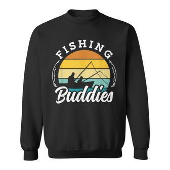 Fishing Buddies Buddy Fisher Fisherman Sweatshirt - Seseable