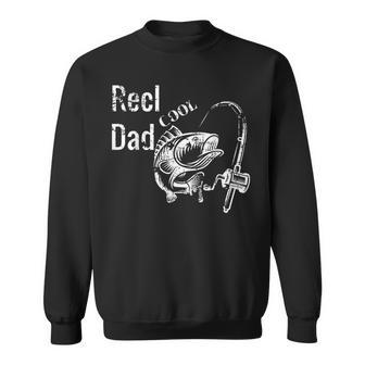 Fishing Dad Reel Cool Papa Father's Day Sweatshirt | Mazezy