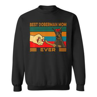 Fist Bump Best Doberman Mom Ever Sweatshirt - Monsterry AU