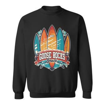 Five Vintage Surfboards - Goose Rocks Beach Me Sweatshirt | Mazezy