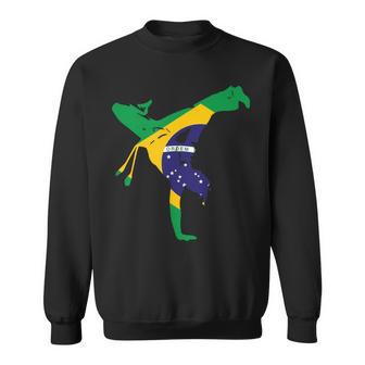 Flag Of Brazil Capoeira Sweatshirt | Mazezy